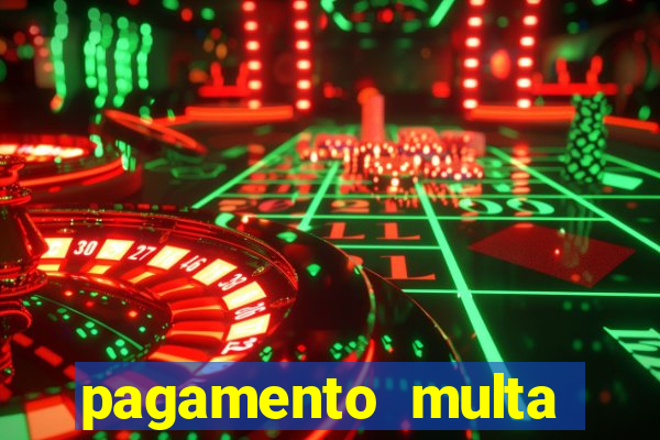 pagamento multa detran mg